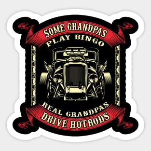 Hot Rod Grandpas Sticker